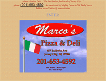 Tablet Screenshot of marcositaliandeli.com